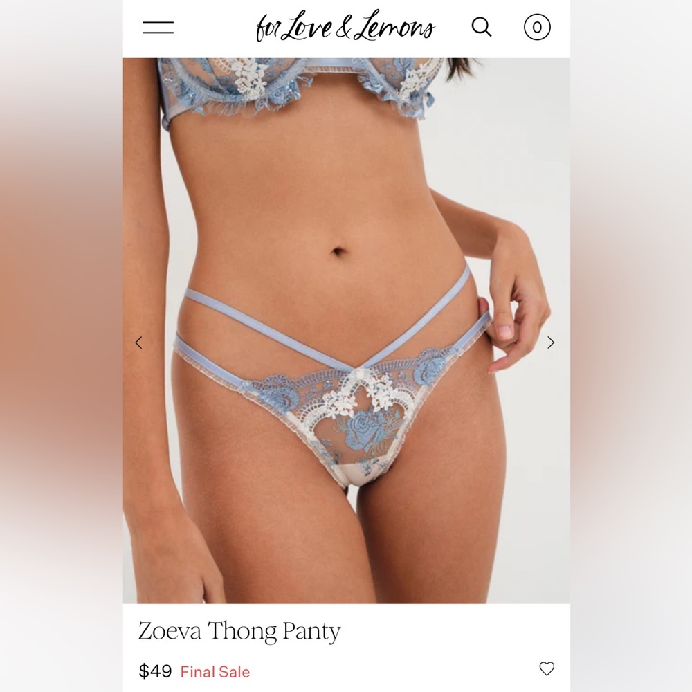 Zoeva Thong Panty - For Love and Lemons